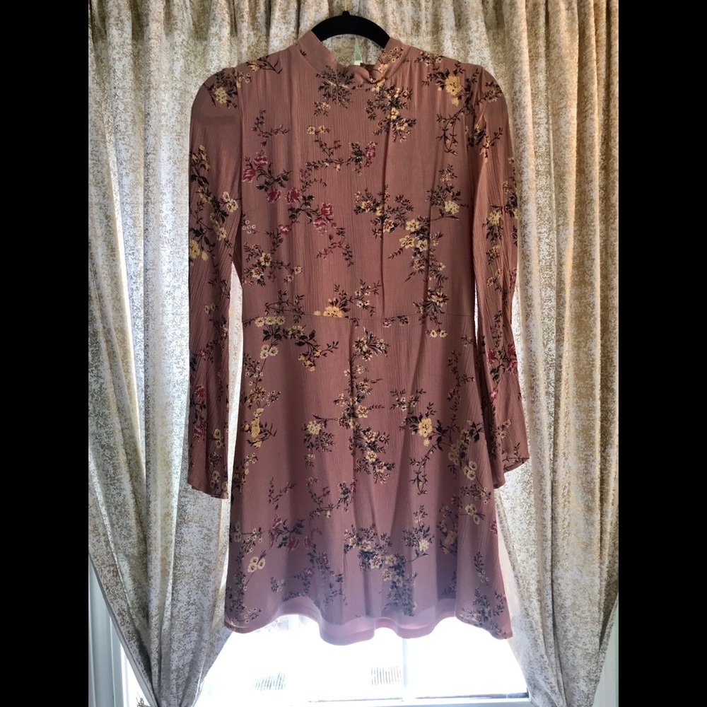 Pink Floral Dress
